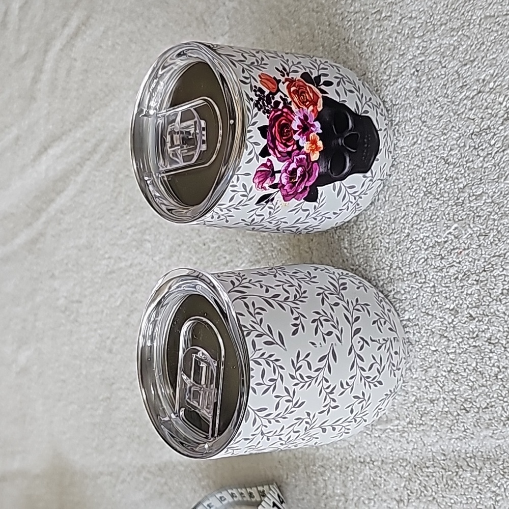2 Insulated Wine Glasses - Picture 2 of 3